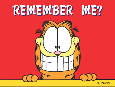 garfield remember me